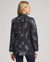 Floral Jacquard Blazer