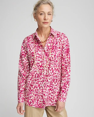 No Iron™ Leopard Print Shirt