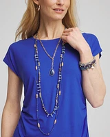 Beaded Single Strand Necklace