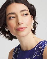 No Droop® Pearlescent Butterfly Earrings