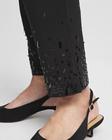 Petite Brigitte Sequined Ankle Pants