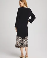 Travelers™ Kurta Border Print Midi Dress