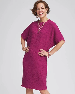 Travelers™ Collection Embossed Midi Dress