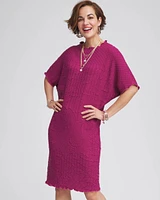 Travelers™ Collection Embossed Midi Dress
