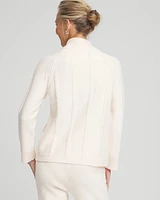 Zenergy® Luxe Cashmere Blend Half Zip Top