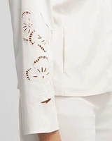 Floral Cutwork Jacket
