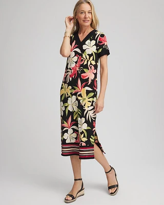 Travelers™ Tropical-Lily Print Dress