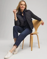 Cropped Quilted Jacket