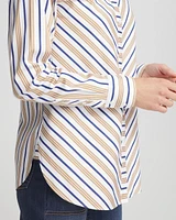 No Iron™ Camel Stripe Shirt