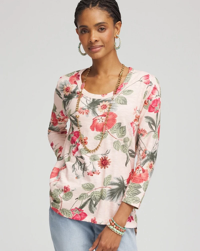 Garden Slub Scoop Neck Tee