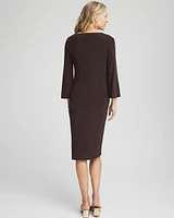 Travelers™ Bell Sleeve Boat Neck Dress