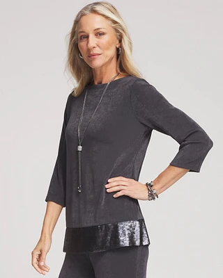 Travelers™ Sequin Trim Tunic