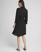 Ruffle Hem Shirt Dress
