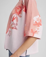 Jacquard Kimono-Style Cardigan