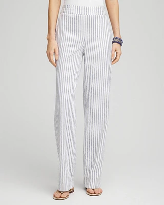 Striped Relaxed Linen Pants
