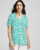 Tropical Short Sleeve Forward-Seam Tee