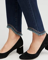 Embellished Tulip Hem Pull-on Jeggings