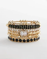 Thread Wrapped Cuff Bracelet