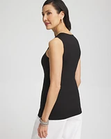 High Neck Microfiber Tank