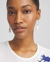 No Droop® Pearl Effect Earrings