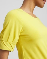Touch of Cool™ Pleated Roll Cuff Tee