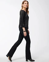 Black Pull-on Bootcut Jeggings