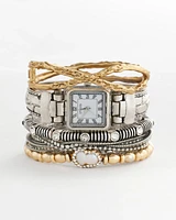 Silvertone Multistrand Bracelet