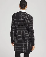 Black & White Check Cardigan