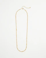 Gold Tone Single Strand Necklace