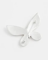 Two Tone Butterfly Brooch