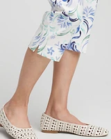 Brigitte™ Slub Capri Pants