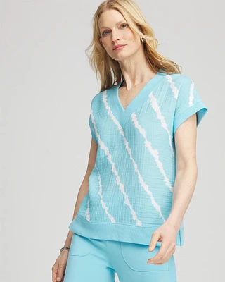 Zenergy® Tie-Dye French Terry Top