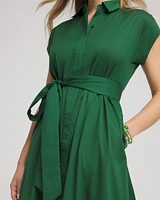 Poplin Midi Shirtdress