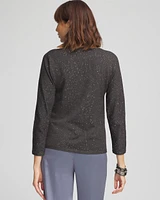 Scattered Sequin Pullover Sweater