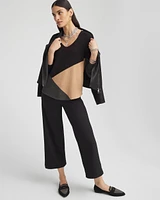 Colorblock V-Neck Pullover