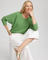 Tapered Banded-Hem Top