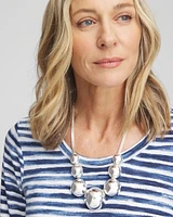 Silver Bib Necklace
