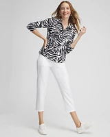 Zenergy® UPF Rib Mix Cropped Pants