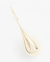 No Droop™ Gold Tone Teardrop Threader Earrings