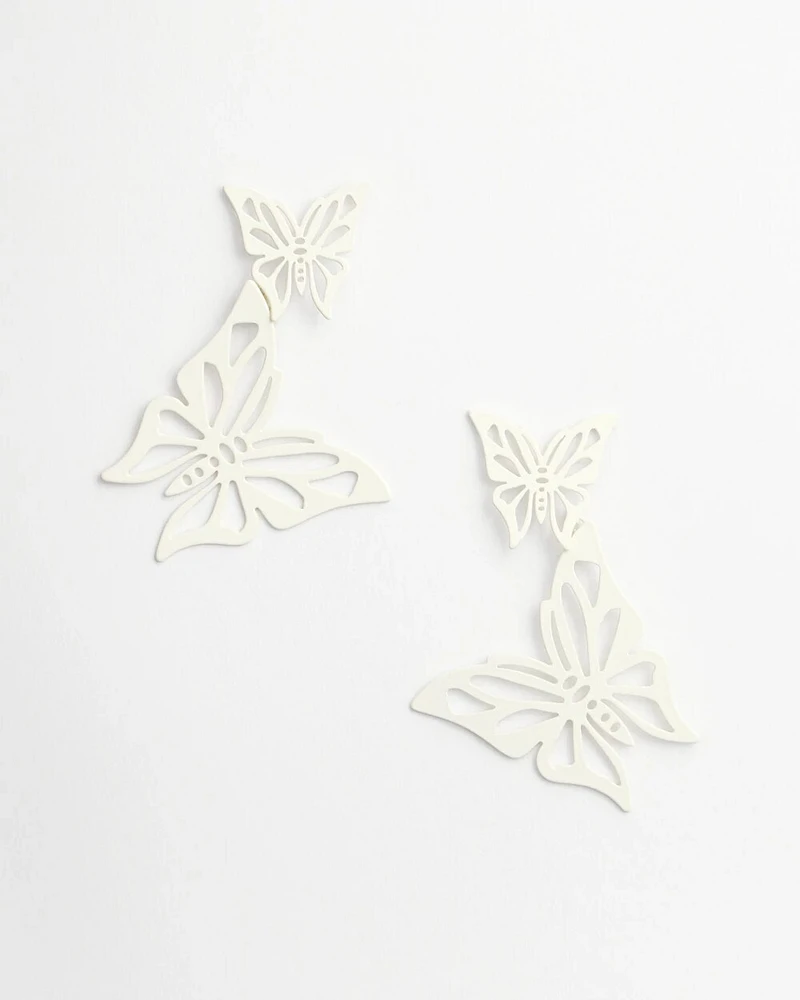 Butterfly Drop Earrings