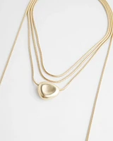 Faux Wrap Necklace