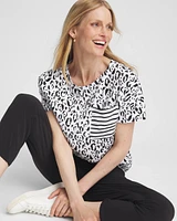 Zenergy® UPF Animal Print Pocket Tee