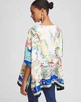 Sanibel Print Poncho