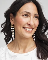 No Droop® Dripping Pearl Earrings
