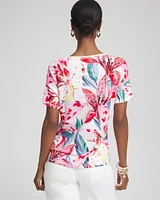 Lily Sweater Trim Linen Tee