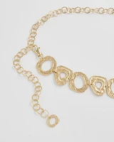 Molten Goldtone Chain Belt