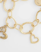 Heart Charm Bracelet