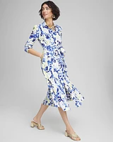 Floral Midi Shirtdress