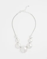 Silver Bib Necklace