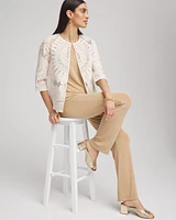 Travelers™ Collection Embroidered 3/4 sleeve Jacket